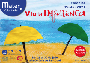 Pòster informatiu de les colònies d'estiu