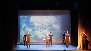 Reconciliación, en un momento del primer acto