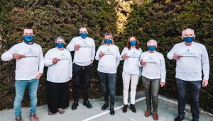 Foto de grup del Consell Executiu de Mater celebrant el dia de les persones amb capacitats