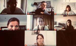 Captura de pantalla de la reunió virtual de Pastoral