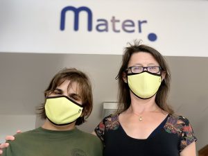 Laura i Deirdrea uns dies abans del torneig