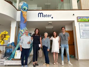 Malú Llompart visita Mater